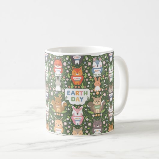 Earth Day Gift Idea Kaffeetasse (VorderseiteRechts)