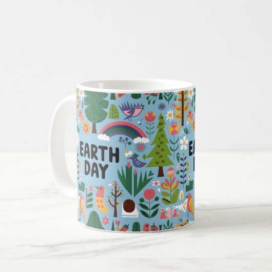 Earth Day Gift Idea Kaffeetasse (Vorderseite Links)