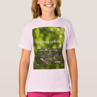 Earth Day Gift 🌸Spring Awakening girls t-shirt