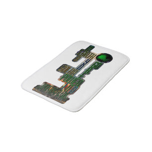 Earth Day Go Green Bath Mat Badematte