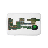 Earth Day Go Green Bath Mat Badematte (Vorderseite)