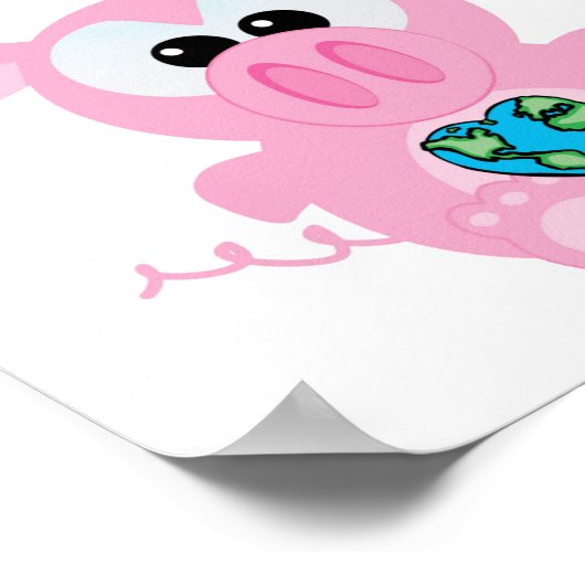 Earth Day Go Green Cans Poster (Ecke)