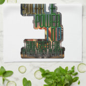 Earth Day Go Green Handtuch (Gefaltet)
