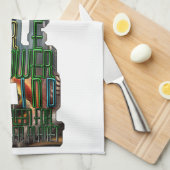 Earth Day Go Green Handtuch (Viertel Falte)