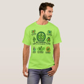 Earth Day Go Green, Live Clean Men Basic T-Shirt (Vorne ganz)