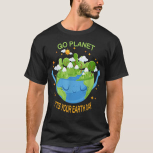 Earth Day Go Nature Planet Niedlich Earth Day 2022 T-Shirt