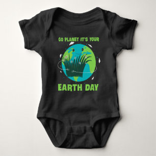 Earth Day: Go Planet It's Your Earth Day Baby Strampler