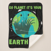 Earth Day: Go Planet It's Your Earth Day Sherpadecke (Vorderseite)
