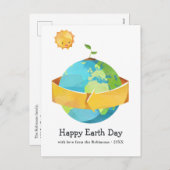 Earth Day Gruß Feiertagspostkarte (Vorne/Hinten)