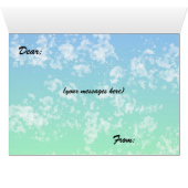 Earth Day Grußkarte (Innenansicht Horizontal (Unten))