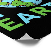 Earth Day - Ich bin Liebe Earth Heart Kids Kleinki Poster (Ecke)