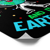 Earth Day is my Birthday April 22 Funny Niedlich C Poster (Ecke)