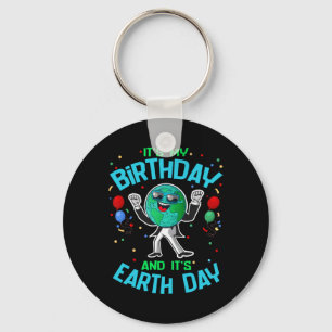 Earth Day is my Birthday April 22 Funny Niedlich C Schlüsselanhänger