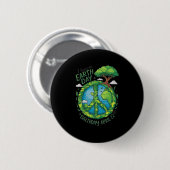 Earth Day is My Birthday Pro Environment Party Kid Button (Vorne & Hinten)