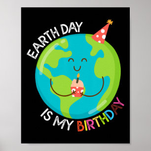 Earth Day ist mein Geburtstag Shirt für Pro-Enviro Poster