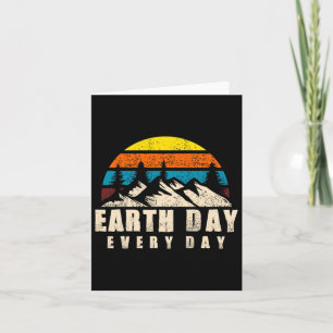 Earth Day Jeden 51. Jahrestag Planet Lehrer Karte