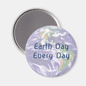 Earth Day Jeden Day Magazin Magnet (Vorderseite/Rückseite)