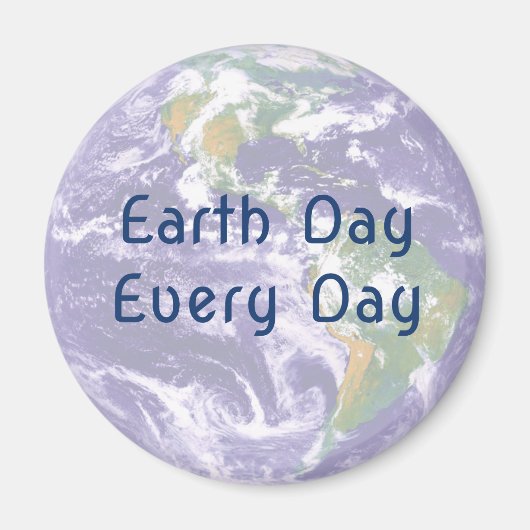Earth Day Jeden Day Magazin Magnet (Vorne)