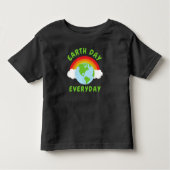 Earth Day Jeden Regenbogen Kleinkind T-shirt (Vorderseite)