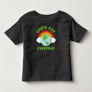 Earth Day Jeden Regenbogen Kleinkind T-shirt