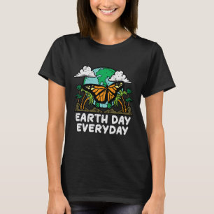 Earth Day Jeden Schmetterling Niedliche Umgebung M T-Shirt