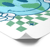 Earth Day Jeden Smile Face Hippie Planet Annive Poster (Ecke)