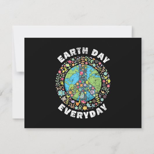 Earth Day Jeden Tag der Erde (Rückseite)