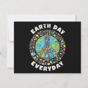 Earth Day Jeden Tag der Erde Feiertagskarte