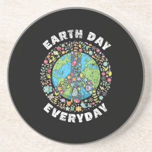 Earth Day Jeden Tag der Erde Getränkeuntersetzer