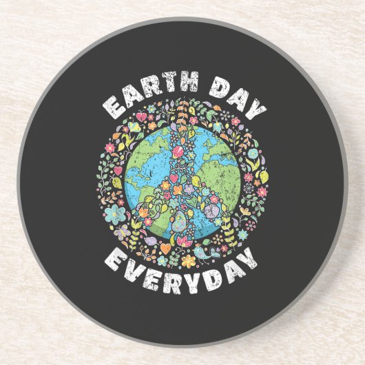 Earth Day Jeden Tag der Erde Getränkeuntersetzer (Vorne)