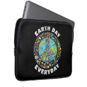 Earth Day Jeden Tag der Erde Laptopschutzhülle (Vorne Rechts)
