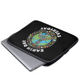 Earth Day Jeden Tag der Erde Laptopschutzhülle (Vorne Knopf)