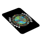 Earth Day Jeden Tag der Erde Magnet (Rechte Seite)