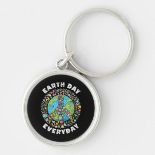 Earth Day Jeden Tag der Erde Schlüsselanhänger