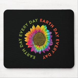 Earth Day Jeden Tag Hippie Gefärbte Krawatte Sonne Mousepad