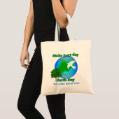 Earth Day Jeden Tag Tasche 3D-grafische Umgebung (Vorderseite (Produkt))