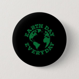Earth Day Jeden Vintag Earth Day Lehrer Männer W Button