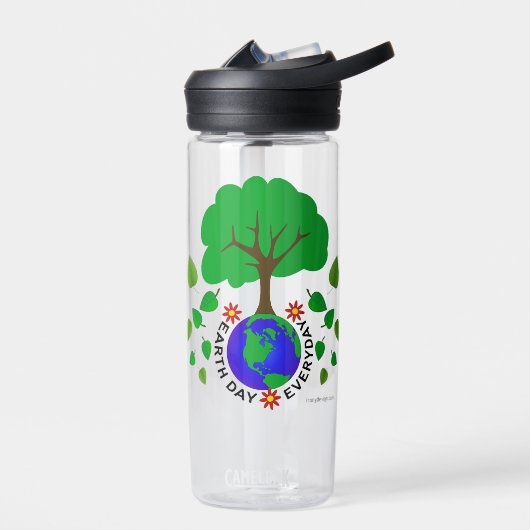Earth Day Jeden Wasserflasche Trinkflasche (Links)