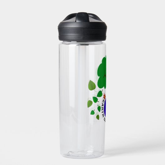 Earth Day Jeden Wasserflasche Trinkflasche (Vorderseite)
