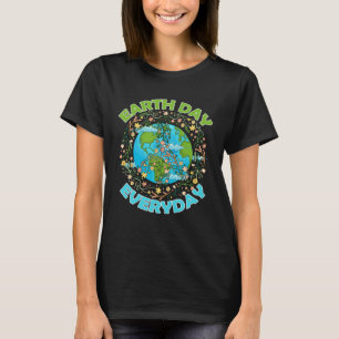 Earth Day Jeden Welt Weltfriedensumfeld T-Shirt