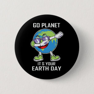 Earth Day Kids Boys Girls Rettete jeden Tag unsere Button