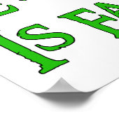 Earth Day Kokopelli Poster (Ecke)