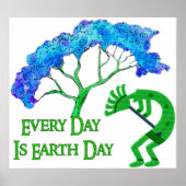 Earth Day Kokopelli Poster (Vorne)