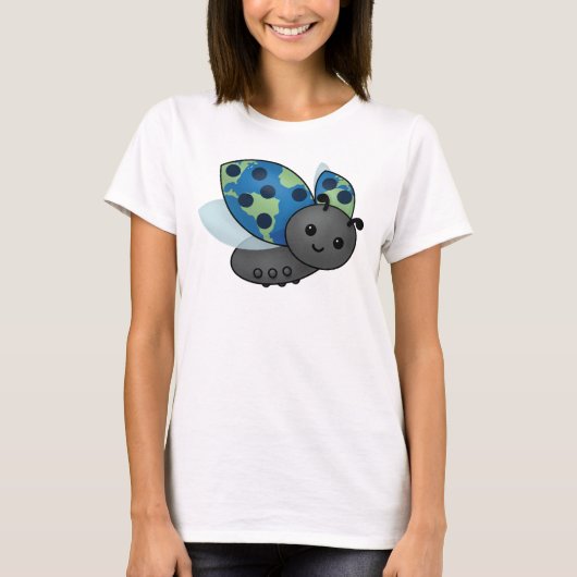 Earth Day Ladybug T-Shirt (Vorderseite)