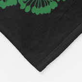 Earth Day Live Green Peace Fleecedecke (Ecke)