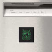 Earth Day Live Green Peace Magnet (In Situ (Geschirrspüler))