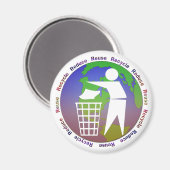 Earth Day Magnet (Vorderseite/Rückseite)