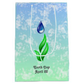 Earth Day Medium Gift Bag Mittlere Geschenktüte (Rückseite)