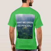 EARTH DAY MESSAGE  T-Shirt (Rückseite)