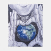 Earth Day Mother Fleecedecke (Vorderseite)